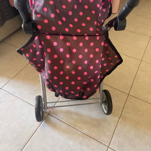 Toy stroller used, realistic design
