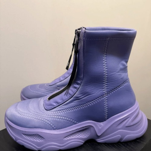 Nylon Red ankle boots size 40, purple