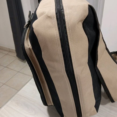 Crossbody bag new, black, durable material for cyclists