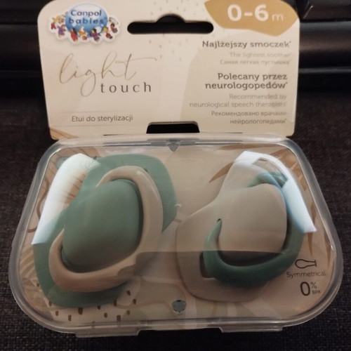 Pacifier Canpol Babies Light Touch 0-6 months new