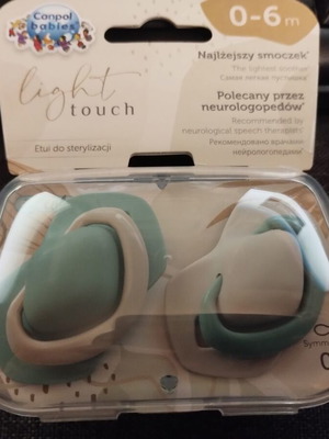 Залъгалка Canpol Babies Light Touch 0-6 месеца нова