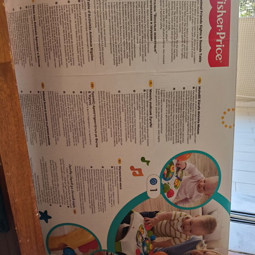 Fisher Price activity table with lights and sounds for 6-36 months
