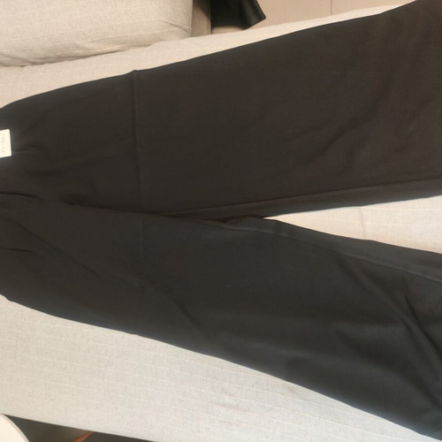 Women's black suit set new with pants and vest