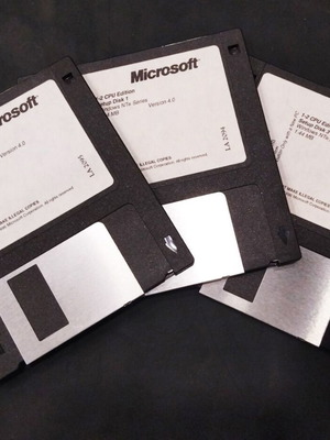 Microsoft Windows NT 4.0 Workstation μεταχειρισμένες δισκέτες εγκατάστασης, πακέτο 3