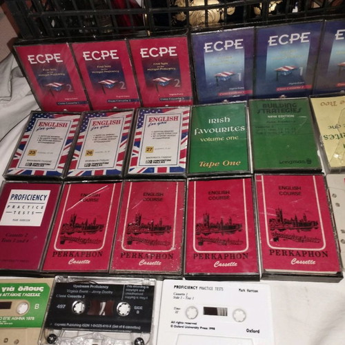 English learning 21 cassettes used