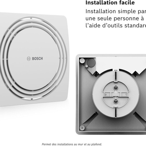 Bosch bathroom fan 1900 W 125 mm for ventilation and moisture control