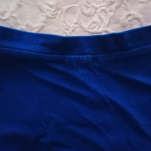 Girls' Teen Evening Set like new with white bolero and blue velvet skirt