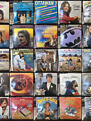Vinyl records, pop genre, bundle or individual sale