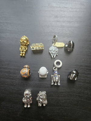 Star Wars S925 Silver Charms for Pandora Bracelets, new