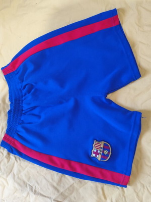 Barcelona Kids Shorts used, size XXXS for 8 years old