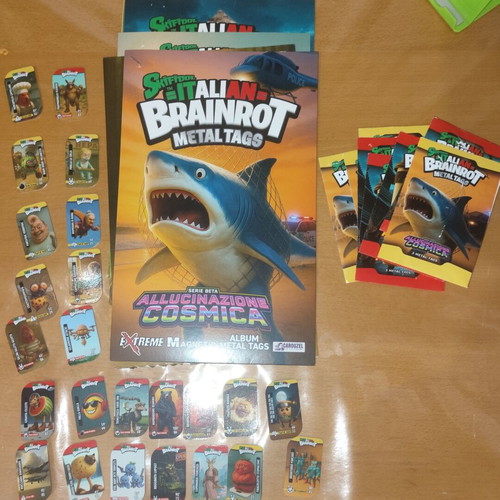 Skifidol Brainrot Metal Tags new, collection of 24 unique pieces