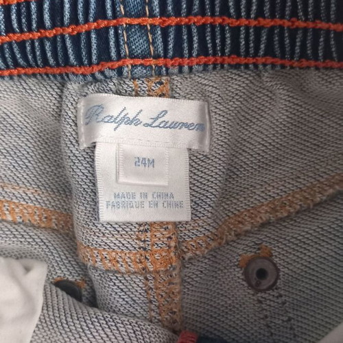Ralph Lauren denim shorts for 2-year-old girl like new