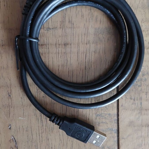 USB Type-A (male) to USB Type-B (male) peripheral connection cable (printer cable)