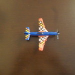 Small airplane toy used