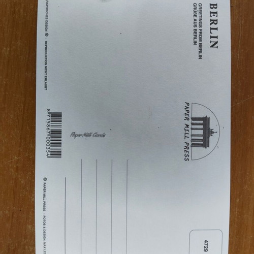 Berlin postcard like new