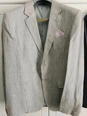Daniele Alessandro men's jacket size 54 grey like new