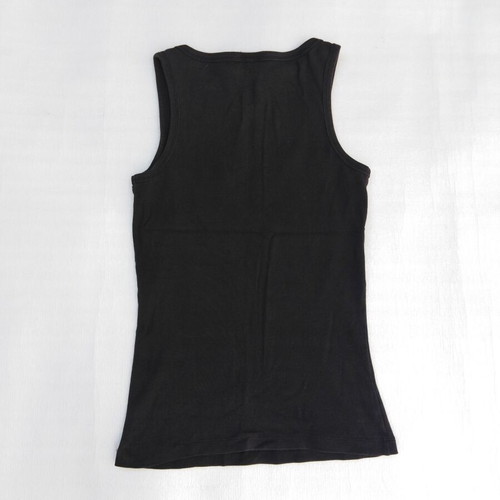 Black Y2K tirante top like new with colorful Fashion Targets Breast Cancer design