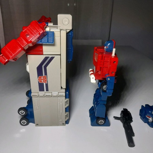 Optimus Prime used toy with missing parts