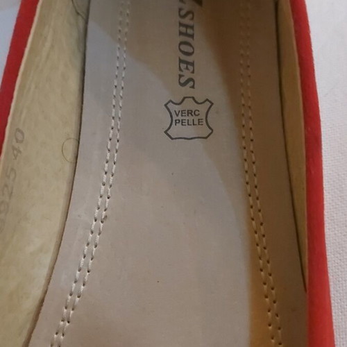 Suede ballerina shoes multicolor new, size 40