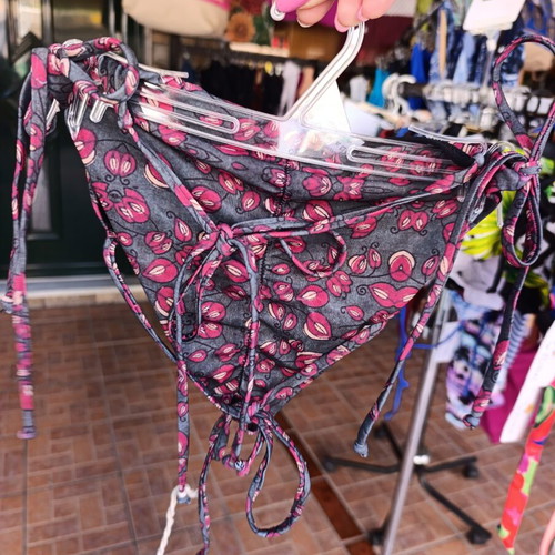 Bikini Triangular Top Namaste new, gray multicolor, size S