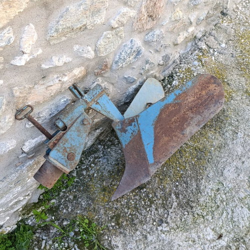 Sepp groove opener for rotary tiller used, adjustable