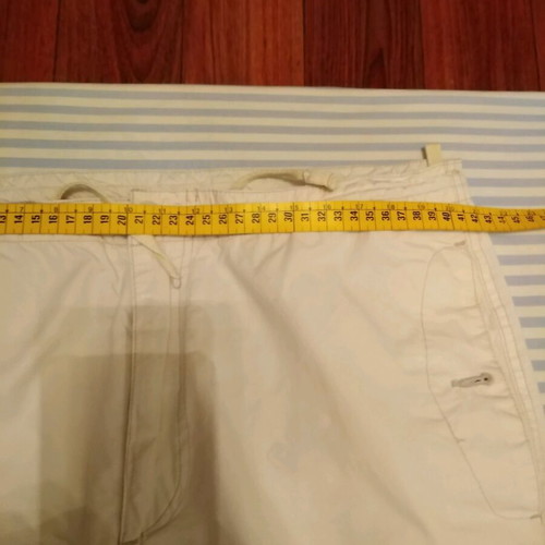 Colonial men's summer pants used, white, 100% cotton