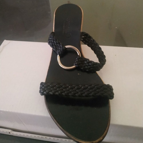 Shoes used, pack of three pairs, size 36, black sandals/platforms