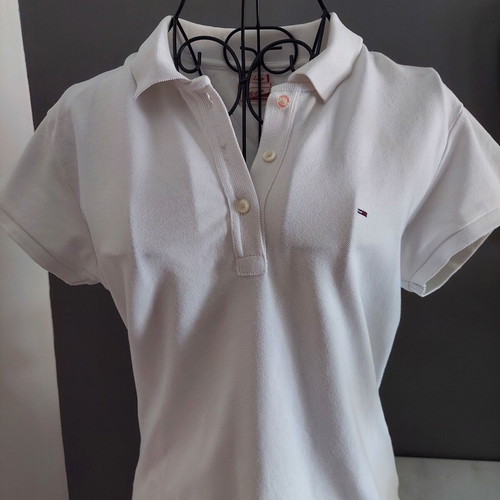Tommy Hilfiger Denim Polo Shirt white large like new