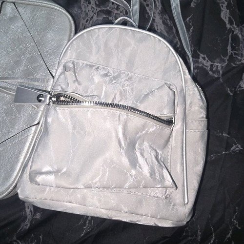 Backpacks like new, 2 pieces, gold and silver