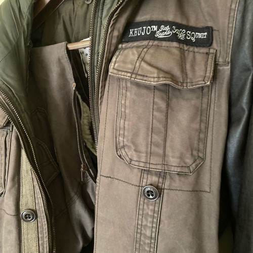 Khujo Jacket XL μεταχειρισμένο με φθορές στη δερματίνη στα μανίκια
