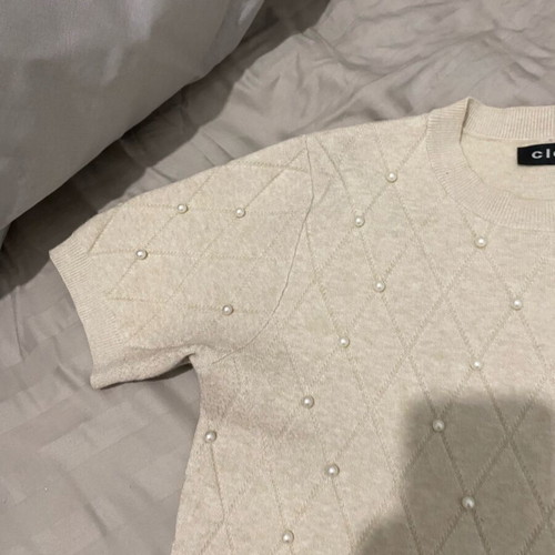 Pullover new, beige, size S
