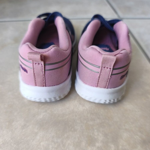 Reebok Sport Rush Runner 5 baby athletic shoes used, size 20, pink
