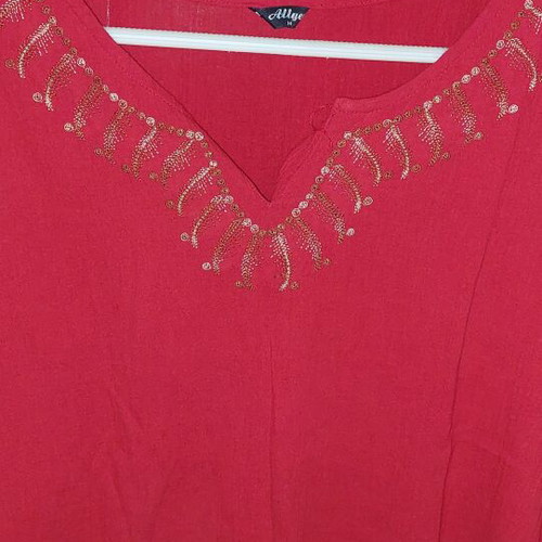 Red blouse size M like new