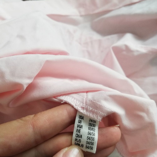 Ulla Popken Pink Shirt Size 7XL 54 Like New