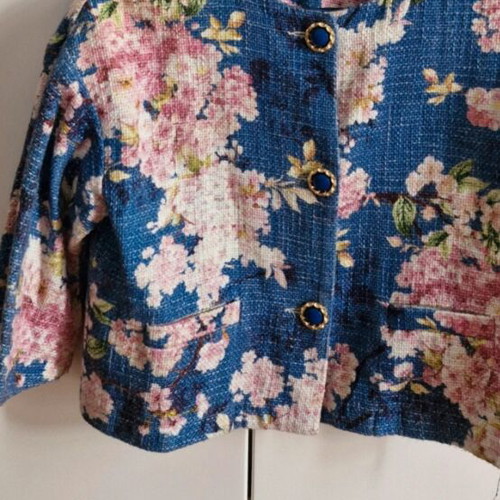 Floral spring jacket Rinascimento like new, multicolor, size S