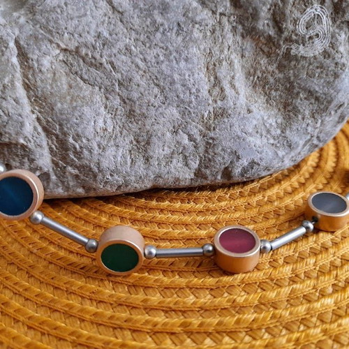Necklace like new made of non-allergenic metal, handmade from Hydra