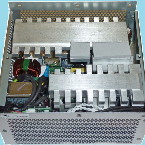 Silverstone Nightjar 450W fanless power supply used, broken