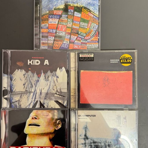Radiohead CD collection like new with 5 albums