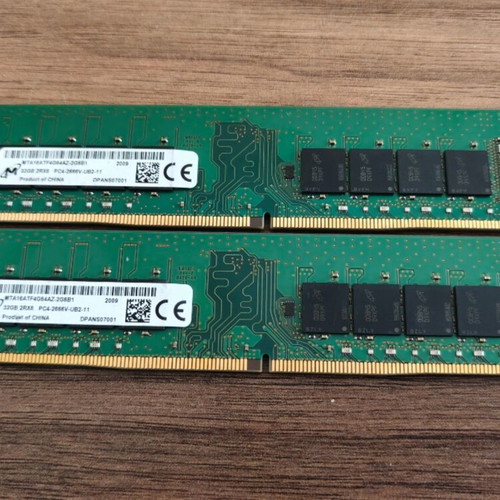 Micron DDR4 64GB (2x32GB) 2666MHz RAM used