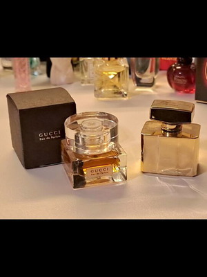 Gucci Eau de Parfum and Gucci Premier Gold vintage miniatures, new