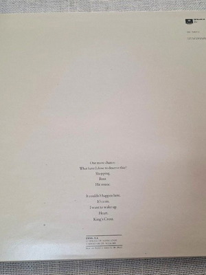 Pet Shop Boys Actually LP σαν καινούργιο, ηλεκτρονική