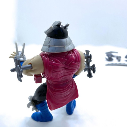 Shredder Slice ‘n Dice 1990 Playmates toys figure used with accessories
