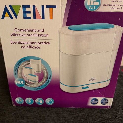 Philips Avent Steam Sterilizer like new 3 in 1