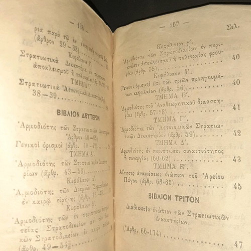 Military Penal Legislation 1914 used