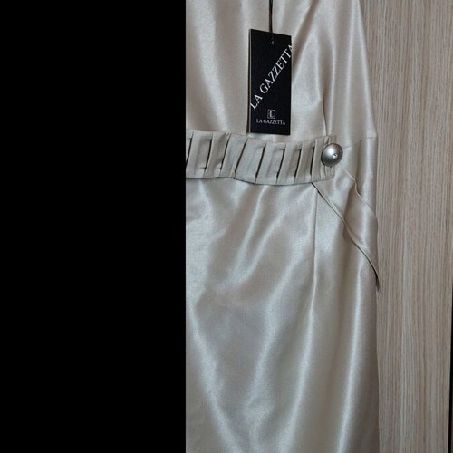 La Gazzetta dress new, size Small, beige gold