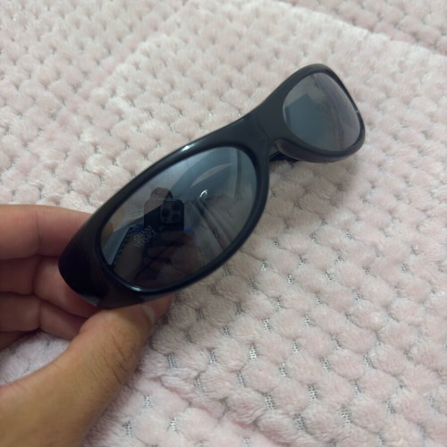 Versace sunglasses like new, black, collectible with Medusa logo