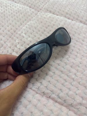 Versace sunglasses like new, black, collectible with Medusa logo