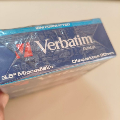 Verbatim MF2HD 3.5'' floppy disks pack of 10 sealed, like new
