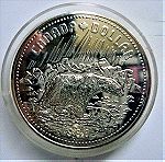  ΚΑΝΑΔΑΣ / CANADA 1 Dollar 1980 UNC SILVER PROOF coin
