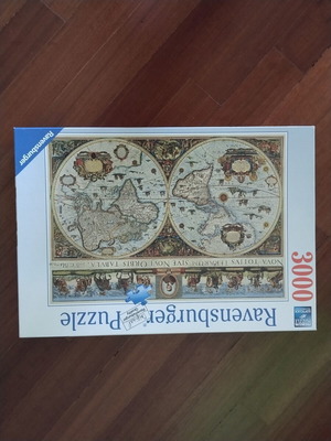 Ravensburger παζλ 3000 κομματιών, παλιά παγκόσμια χάρτη